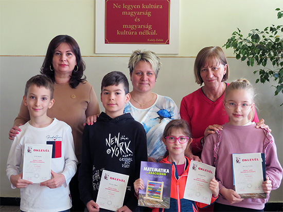 Gratulálunk a matematikaversenyzőinknek!