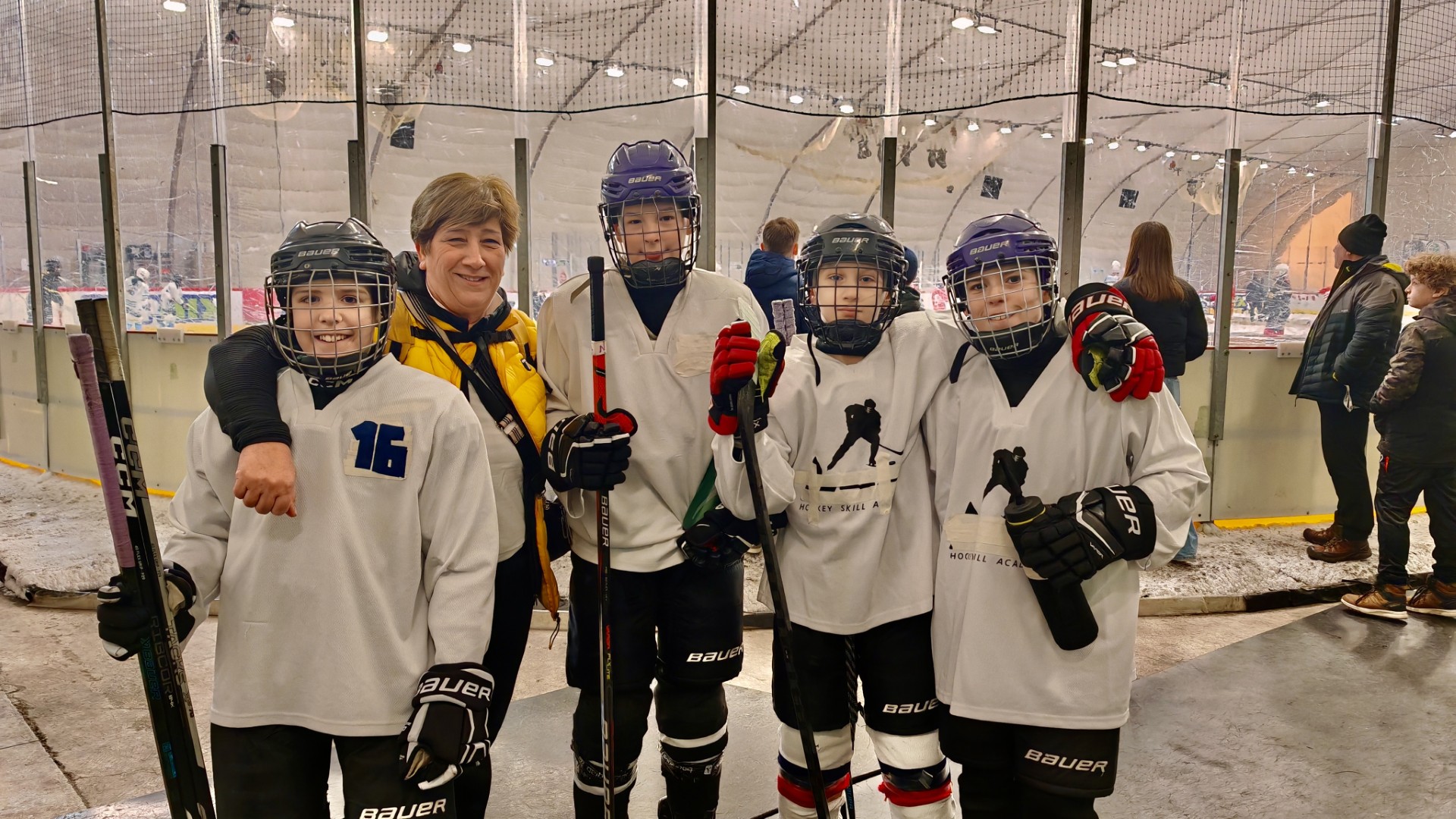 Budapesti bajnok és országos 5. helyezett 3×3 jégkorongcsapatunk